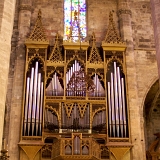 <font size="2"> Die eine Orgel an einer Seite. Zur Zeit meines Besuches leider ohne Organisten, ich hätte sie gern mal gehört.<br />